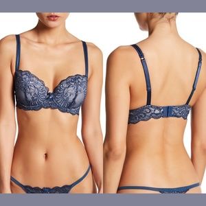 NWT Le Mystere Sophia Lace Underwire Bra‎ 32DDD/F